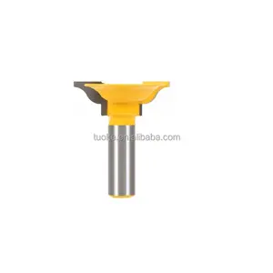 TUOKE TK1137 1/2 Shank Woodworking cutter tools for carbide Entry Door Tenon Cutter Router Bit