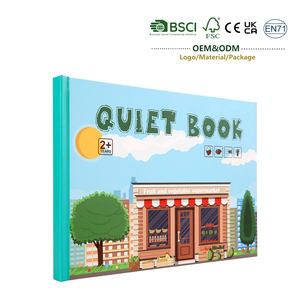 Giocattoli Educativi Montessori all'Ingrosso, <span class=keywords><strong>Libro</strong></span> delle Attività Personalizzato Fai-da-Te, <span class=keywords><strong>Libro</strong></span> Silenzioso con Fogli da Incollare per l'Apprendimento Precoce dei Bambini - Product Image 1