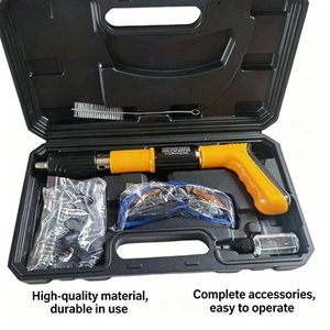 Pistolet de fixation manuel pratique pour la maçonnerie – Kit complet pour travaux de construction et quincaillerie générale - Product Image 1
