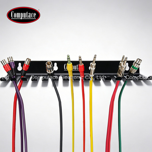 Test Lead Holder 5.3mm Gap Black 2809032mm 1.5mm Thick Steel Flexible Portable Test Cable <b>Rack</b> Wall Mount Organizer - Product Image 2