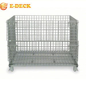 Contenitore Impilabile in Acciaio Zincato a Caldo per Legna da Ardere - Product Image 2