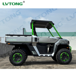 Lvtong 3 chỗ ngồi điện UTV với giường đổ - Product Image 1