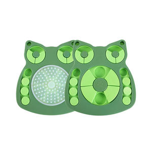 Jouet d'alimentation interactif pour animaux de compagnie, distributeur de nourriture lent, puzzle alimentaire pour chiens et chats - Product Image 1