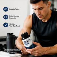 Creatine Monohydraat Tabletten |   3-5g per dag, 1100-1300 mg per tablet |   Sportvoedingssupplementen Private Label OEM ODM