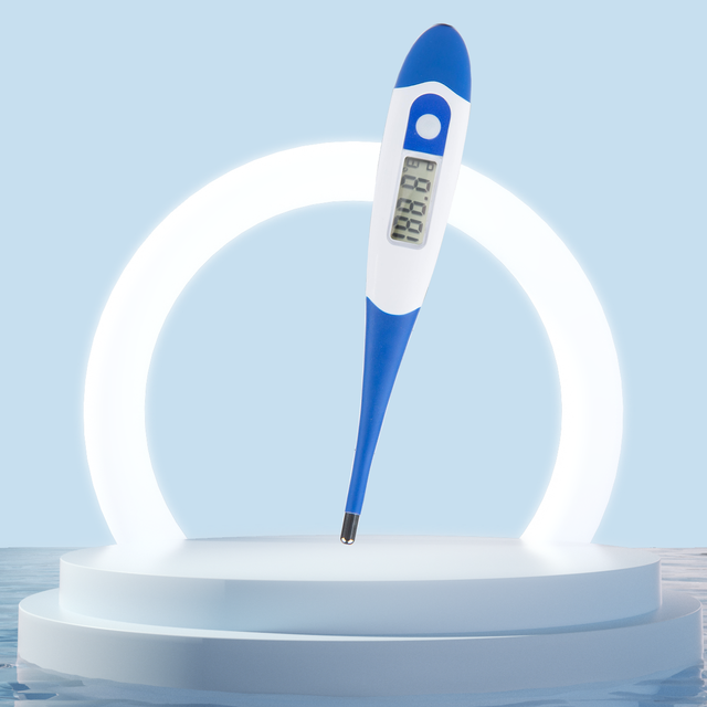 Waterproof Electric Digital Thermometer LCD Display CE Certified 2-Year Warranty for Home Use Armpit Medical Measurement Direct