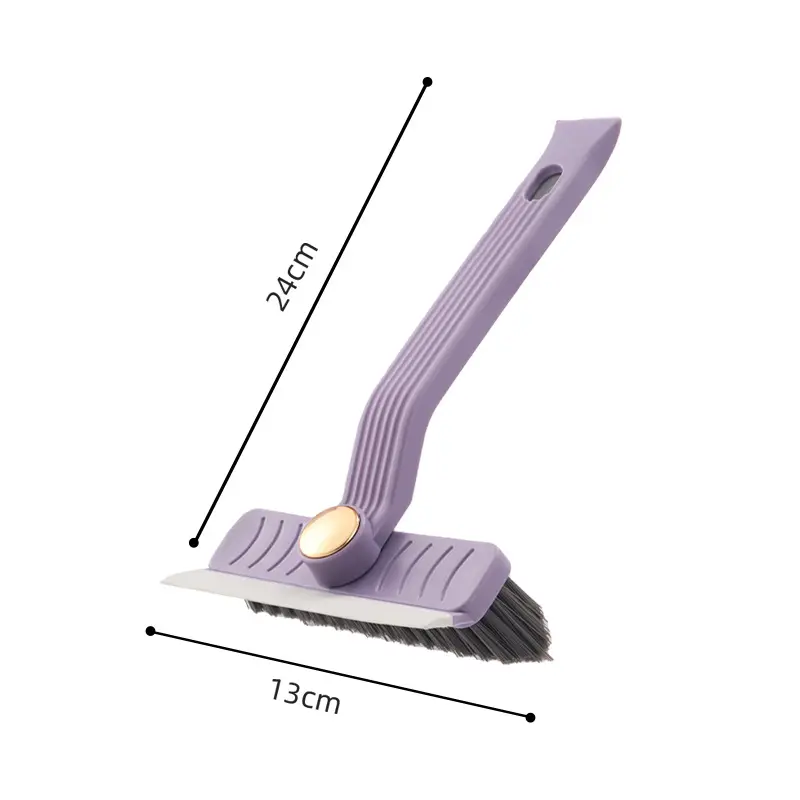 Escova multifuncional giratória de 360 graus para limpeza de fendas, ferramenta 2 em 1 para limpeza de cerdas duras e cantos