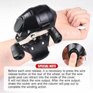 BL10S rouge/noir Portable fronde filature moulinet de pêche fermé tir moulinet de pêche adapté à la chasse en plein air - Product Image 4