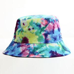 <b>Men</b> <b>Hats</b> New Fashion Stylish Cotton Material Tie Dye High Quality <b>Bucket</b> <b>Hat</b> Custom Logo - Product Image 6
