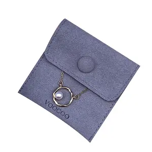 특별 신상품 도매 스웨이드 보석 포장 파우치 작은 졸라매는 끈 선물 벨벳 플란넬 가방