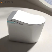 Style nord-américain fonctionnement automatique chasse d'eau salle de bain intelligente wc s piège toilettes sanitaires électrique toilette intelligente