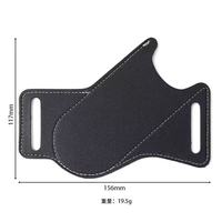 Étui pliable pour couteau de camping en PVC et cuir, housse de protection durable pour couteau de poche, pochette de rangement pour couteau