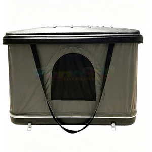 Carpa de techo rígida de aluminio para 4 estaciones, para 2-3 personas, todoterreno, de lona, moderna, para exteriores, para autos. - Product Image 2