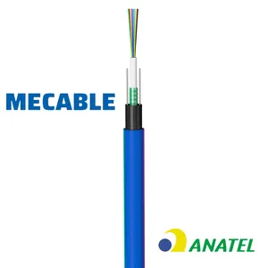Cable de fibra óptica Mgxtwv/gyxtw Mine ignífugo antiroedores con cubierta exterior de Pvc azul