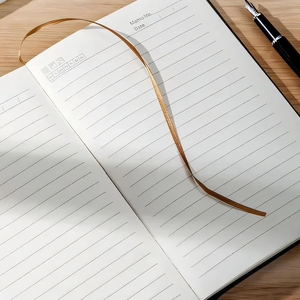 Premium <strong>A5</strong> PU Leather <strong>Notebook</strong> 240 Pages Ruled Journal Office Stationery Ribbon Bookmark Executive Writing Notepad Business - Product Image 3