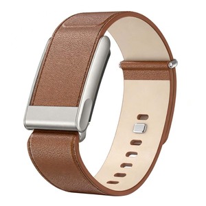 Bracelet de montre ajustable en cuir de luxe personnalisé avec logo pour Whoop 5.0 MG avec étui - Product Image 2