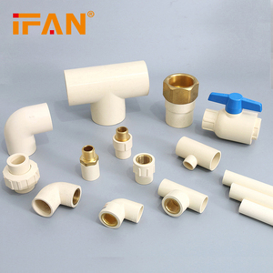 IFAN Chất lượng cao ASTM tất cả các kích thước <span class=keywords><strong>cpvc</strong></span> lắp ống hệ thống nước màu trắng <span class=keywords><strong>cpvc</strong></span> phụ kiện - Product Image 3