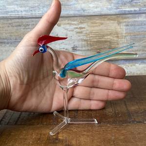 Cúpula de Vidrio Soplado a Mano de Colores, Tema de Aves, Decoración para el Hogar, Diseño de Cruz y Amor, Mundo de Vidrio en Miniatura, Feng Shui, Religioso, Navidad - Product Image 5