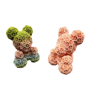 Ours en peluche rose personnalisable, cadeau éternel pour la Saint-Valentin et la fête des mères, services de prototypage rapide - Product Image 3