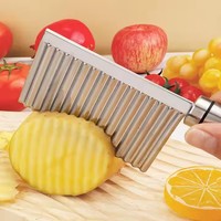 Roestvrijstalen Keukengadgets Groentefruitsnijder Snijmachine Tomatensnijder Aardappelsnijder