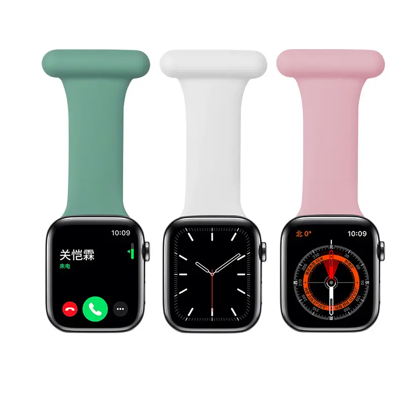 Брелок для часов Apple Watch для медсестер, акушек, врачей, забота о здоровье, силиконовый дизайн контроля инфекции, совместимый с iwatch 6, 5,4,WB437