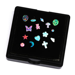 Gemas Dentales <span class=keywords><strong>de</strong></span> Ópalo <span class=keywords><strong>de</strong></span> Moda, 204 Piezas, Diferentes Formas, Libres <span class=keywords><strong>de</strong></span> Plomo, Sintéticas, Suministradas por China - Product Image 1