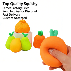 Giocattoli Antistress a Forma di Frutta all'Ingrosso: Mango Morbidi in Gomma, Adorabili <span class=keywords><strong>Cacca</strong></span> e Pere Essiccate per Bambini e Supporto Emotivo - Product Image 1