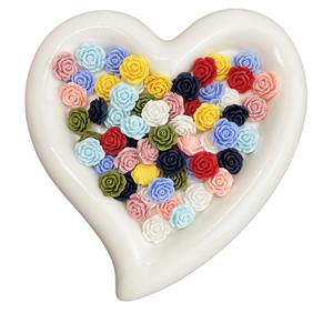 Cuentas de Resina de Flores de 20 mm al por Mayor para Hacer Aretes, Accesorios para el Cabello, Fundas para Teléfonos - Product Image 1