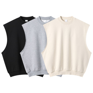 Camiseta de Algodón Grueso de 420g, Sólida, Transpirable, que Absorbe la Humedad, para Hombre, Estilo Casual, Corte Holgado, con Dobladillo en Forma de Abanico, Estilo Urbano - Product Image 1