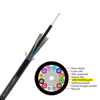 Câble à fibre optique monomode G652D 144 fibres pour micro-conduit extérieur, renforcé en PRF, gaine extérieure en PEHD, fabriqué en usine pour FTTH