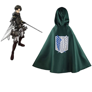 <span class=keywords><strong>Shingeki</strong></span> <span class=keywords><strong>No</strong></span> <span class=keywords><strong>Kyojin</strong></span> Rivaille Ackerman Capa Anime Disfraz Cosplay Coser party play anime show Comic Con - Product Image 1