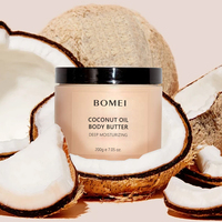 Huile de noix de coco Vitamine E Beurre corporel hydratant et apaisant pour la peau