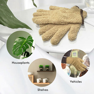 MEJOR Evridwear Guantes de limpieza de polvo de microfibra Guante de limpieza reutilizable para plantas de interior Persianas Muebles y objetos pequeños - Product Image 5