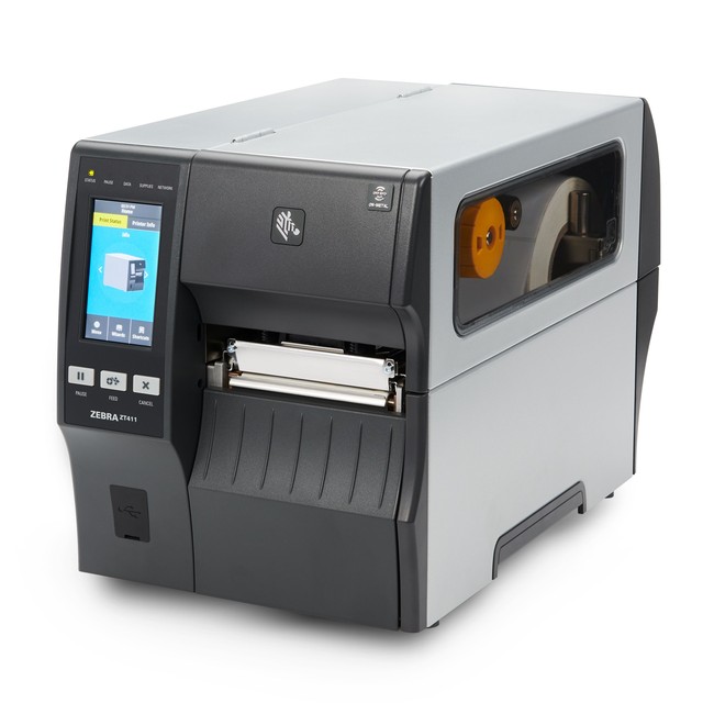 Genuine Zebra ZT411 RFID 4-Inch Industrial Label Printer ZT400 Series 600dpi USB/Ethernet Interface 1-Year Warranty in Stock