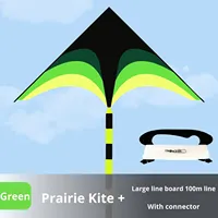 Nouveau cerf-volant triangulaire anti-vent modèle C01 pour adultes avec ligne, grande taille, utilisation sur les prairies, tissu à carreaux, pour les stands de rue et le commerce international