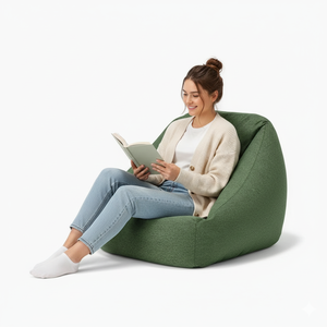 Inflatable शिविर सोफा पोर्टेबल झटका एकीकृत पंप यात्रा अनुकूल डिजाइन के साथ आरामदायक आउटडोर एयर लाउजर - Product Image 2