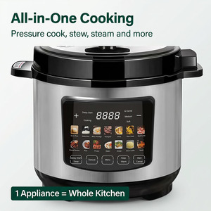Autocuiseur Électrique <span class=keywords><strong>5</strong></span> <span class=keywords><strong>Litres</strong></span> Personnalisable 900W Tension Universelle 110V 220V Multifonctionnel pour Soupe, Ragoût et Riz avec CE CB - Product Image 4