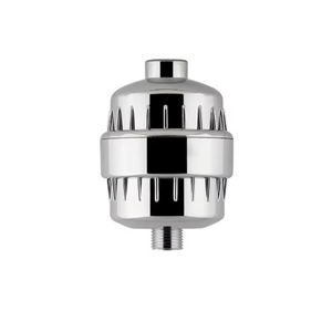 فلتر مياه استحمام منزلي من الكروم مكون من 15 مرحلة مع خرطوشتين من الكربون المنشط يزيل المواد البلاستيكية المكونة من الكلورين - Product Image 1