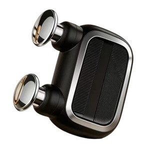 Mini pistolet de massage 2500 mAh, moteur sans balais, 12 niveaux de vitesse, rechargeable par USB, relaxation musculaire du corps, portable, double tête - Product Image 1
