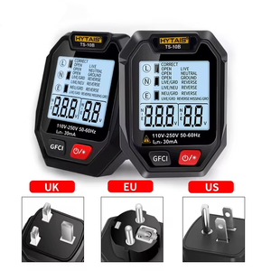 Hytais testador elétrico kit ferramenta tomada testador TS10B e tensão AC detector TS10A - Product Image 6