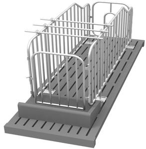 Équipement d'élevage porcin : Équipement automatique de gestation et d'accouchement pour truies, et boxes d'alimentation individuelles pour systèmes d'élevage de porcs à grande échelle - Product Image 1