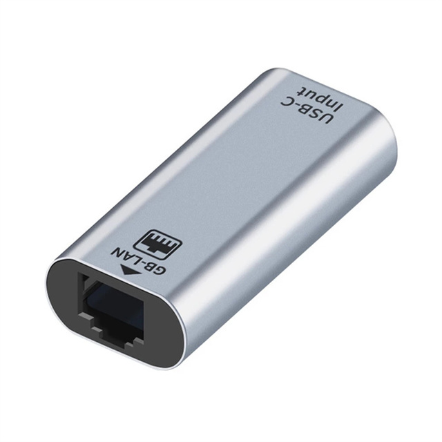 Ethernet Adapter Network Card USB C Ethernet Adapter USB Type C Female to RJ45 10/100/1000Mbps Network Adapter