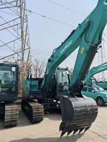 Excavatrice d'occasion 99% neuve SWE155F, excavatrice hydraulique sur chenilles pour travaux agricoles et de construction, livraison gratuite
