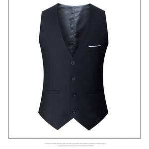 سترة رجالية بياقة منقطة على شكل V مع ربطة عنق وأزرار أكمام منديل تتضمن هدايا عيد الميلاد - Product Image 5