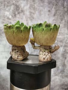 Pot de fleurs Groot pour bébé, Figurines d'arbre homme, modèle mignon, accessoires pour <span class=keywords><strong>jardinière</strong></span> de jardin, cadeau pour enfants - Product Image 3