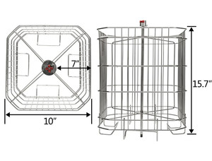 Centrífuga Eléctrica para Miel de Velocidad Ajustable, Extractor de Miel de Acero Inoxidable con Grifo para Miel, para Apiculturas Pequeñas y Medianas - Product Image 3