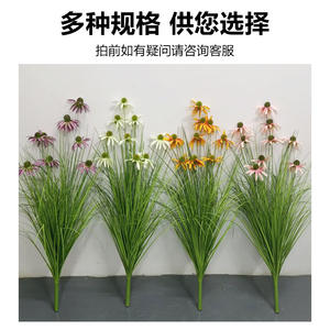 Bouquet de tournesols artificiels 60 cm, 8 têtes, haute simulation, plante décorative d'intérieur pour la maison - Product Image 3