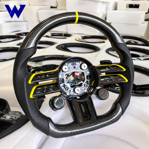 Volante in Fibra di Carbonio Multifunzionale Aggiornato e Modificato Adatto per Mercedes Benz W104 <span class=keywords><strong>W205</strong></span> W213 X166 X164 H247 X156 - Product Image 6