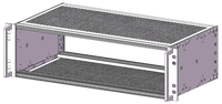 RDEKONO Subracks blindés, Prolongateur de rack, Rail horizontal 19 pouces, Subrack Hot Swap, Châssis 3U, Armoire de protection Hot Swap