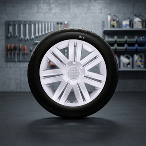 Sks Universal One Size Wheel Cover 14 Inch Unbreakable 4 Pieces No203 2 Year Warranty TR - Product Image 3