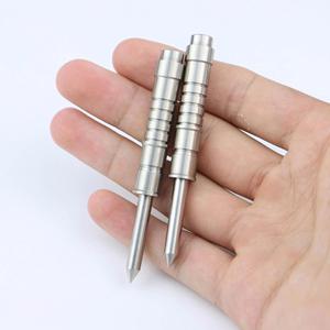 Herramienta de Reparación de Divots de Golf Marca WL, Diseño Antirrayas con Patrón Teñido, Acero Inoxidable Estampado, Accesorio Portátil para Reparación de Césped, Modelo 247 - Product Image 3